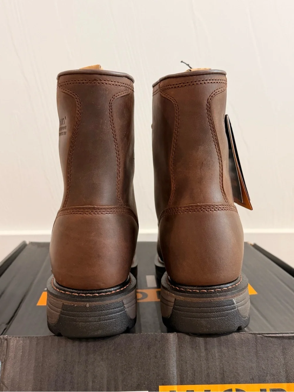 ARIAT WorkHog H2O Size 10.5 EE Brown Comp Toe 8